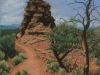 Robert The Flute Player - Pastel By Joan Reid 7-15